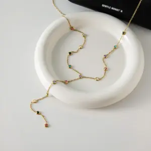 Vibrant Stainless Steel Y-Shaped Necklace 11 A9ad53c3b37404647a452daf2baba0913K 1