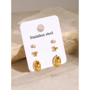 Stainless Steel Oval Earrings Set 9 A9d02b7c58fb34a1787cf3073db61ba9f1