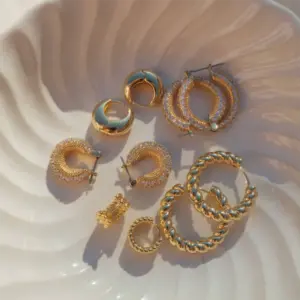 Stainless Steel Geometric Hoop Earrings Collection 12 Aaa10255b70ff45afb50419f15f9c5b137