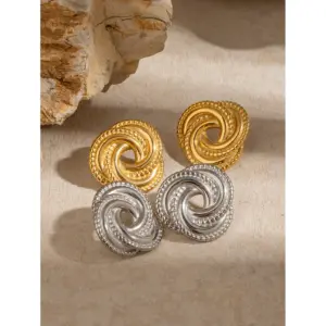 Vintage-Style Stainless Steel Gold Earrings 9 Aad33b6c381464a1888c1906d78a3c6ffu