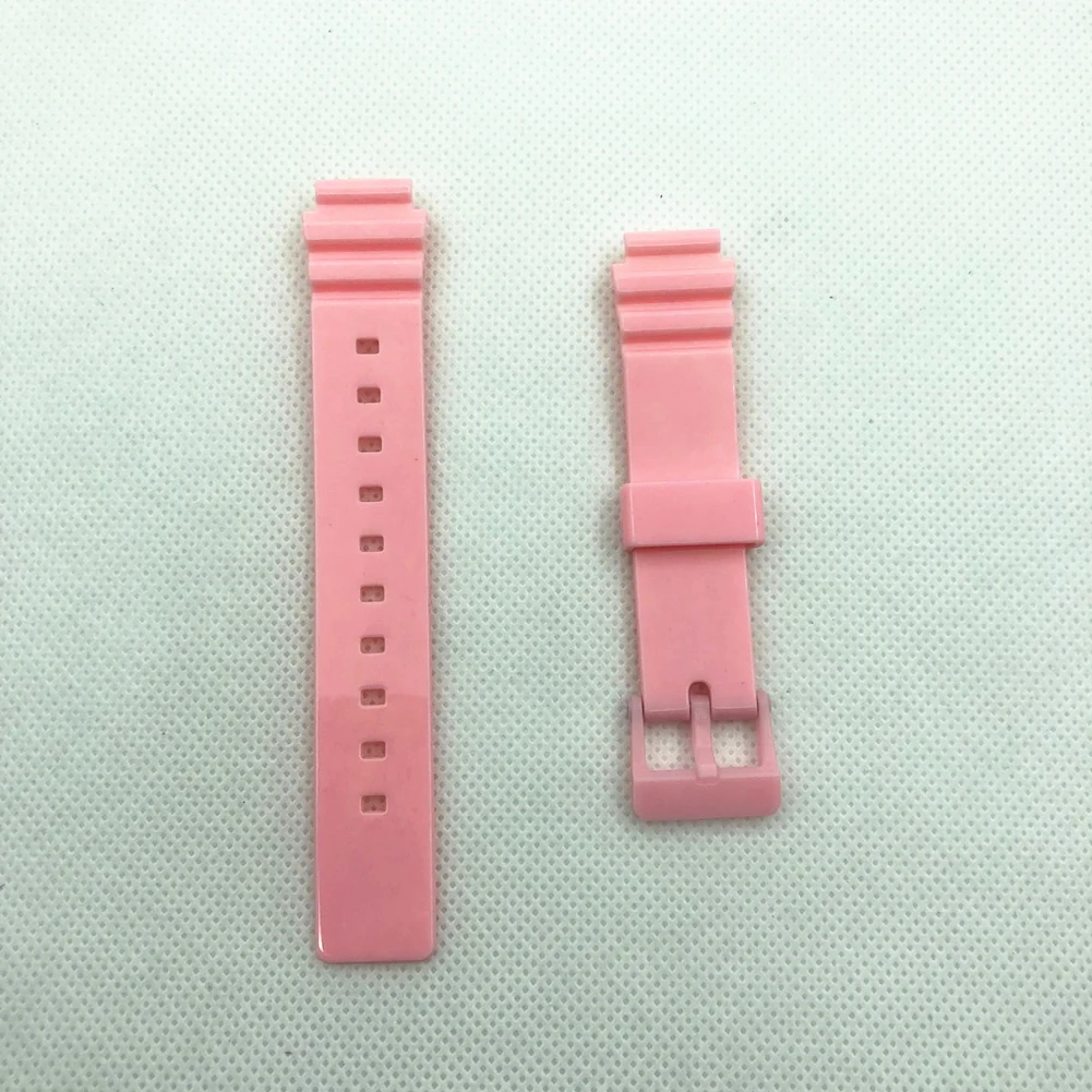 Black Rubber Watch Band for Casio LRW-200H 8 Black Rubber Watch Band for Casio LRW-200H - Image 8