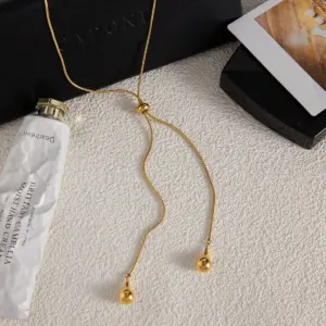 Elegant Gold Stainless Steel Necklace JDN0306070 12 Ab36d745e123048fc9341c62b4e01fb2eF