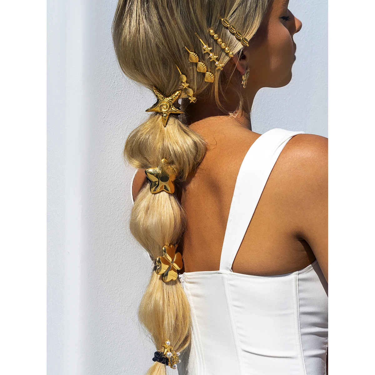 Gold Stainless Steel Nautical Hairclip 4 Gold Stainless Steel Nautical Hairclip - Image 4