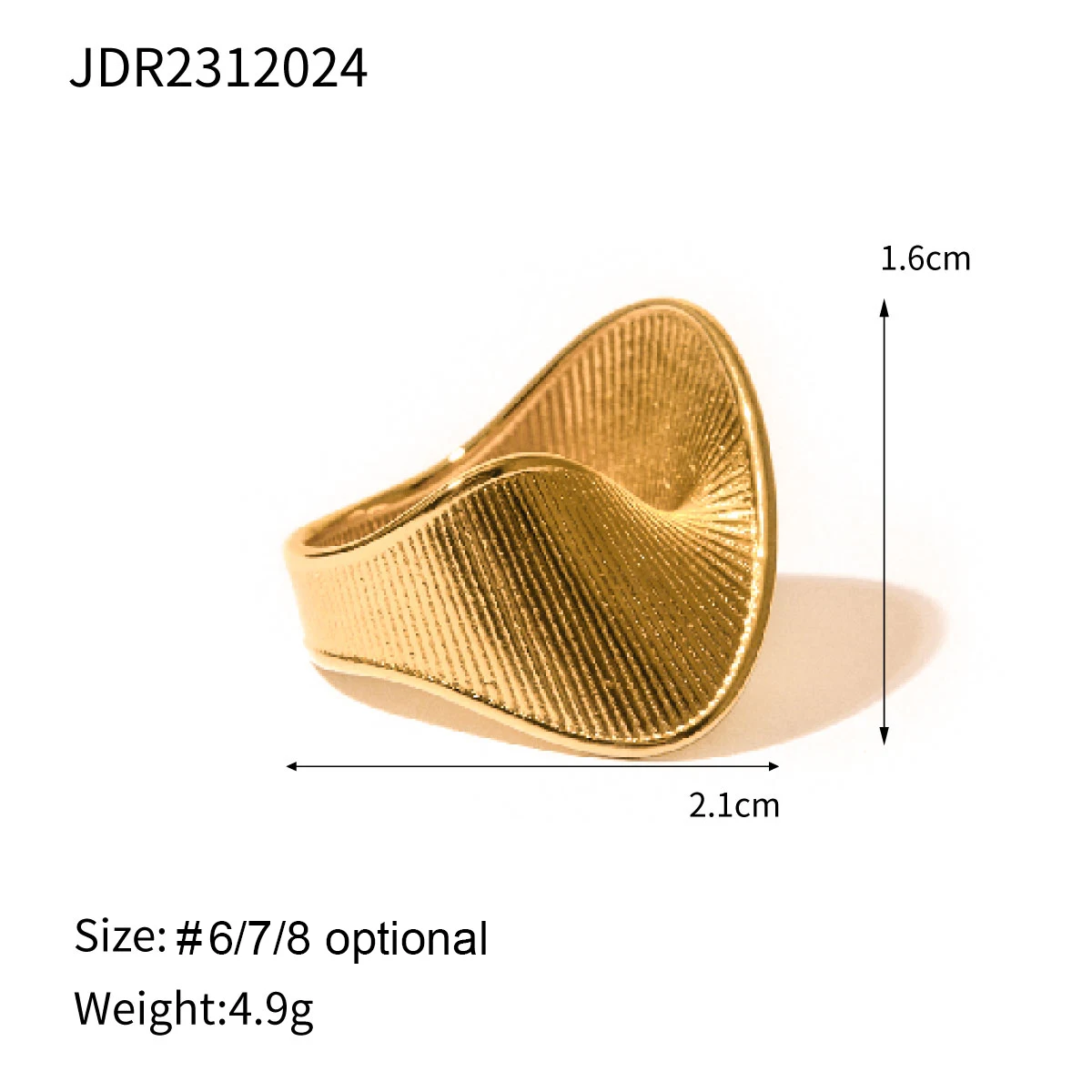 Stainless Steel Statement Hoop Earrings 7 Stainless Steel Statement Hoop Earrings - Image 7