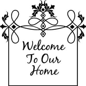 Vintage-Inspired Welcome Sign for Home