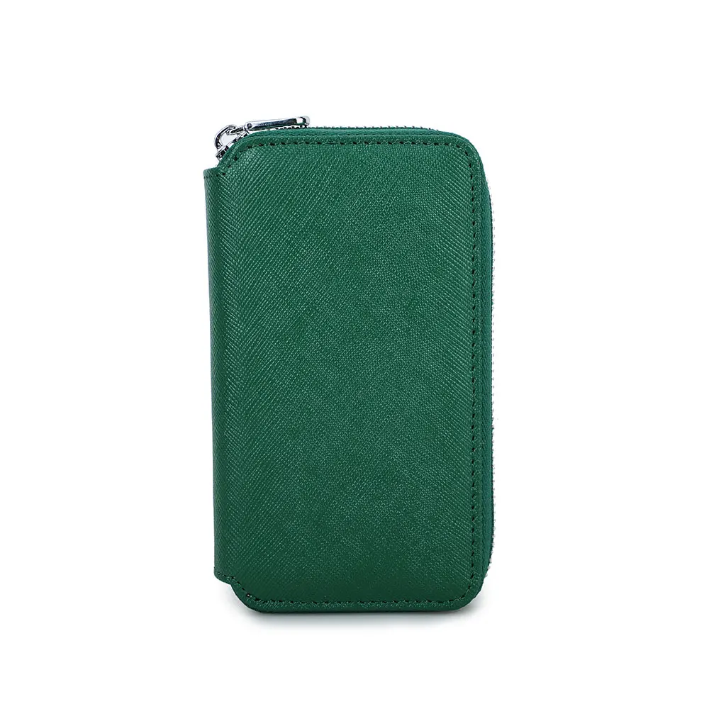 Black Leather Watch Organizer Pouch for 2 Watches 9 Black Leather Watch Organizer Pouch for 2 Watches - Image 9