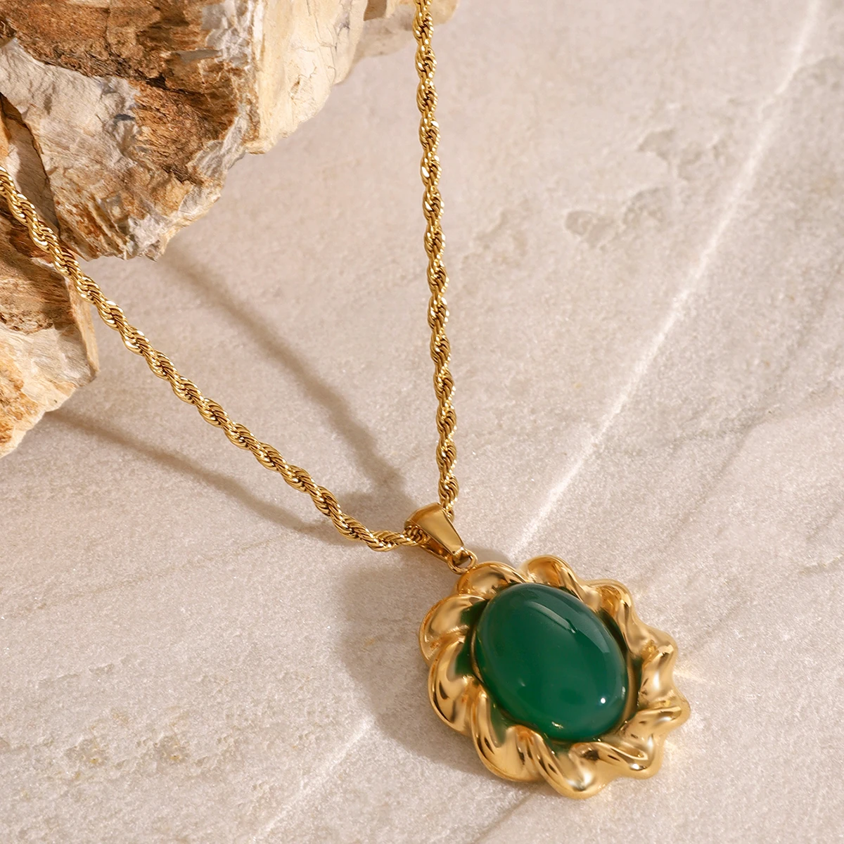 Vintage Stainless Steel Oval Cabochon Earrings 5 Vintage Stainless Steel Oval Cabochon Earrings - Image 5