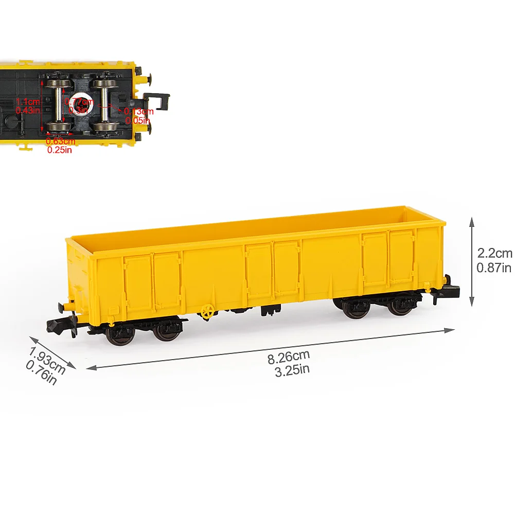 Evemodel 1:150 Scale Gondola Car for N Gauge 8 Evemodel 1:150 Scale Gondola Car for N Gauge - Image 8