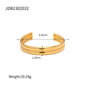 Stainless Steel Gold Chain Bracelet for Men Women 18 Acd63896ea1b847e385664ac9a59e7348T