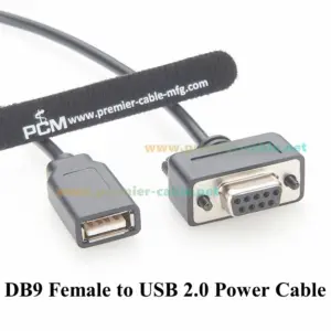 D-Sub 9Pin to USB Power Cable 0.2m 12 Ad5040fe31fb643dcb59283837a9a5a89u