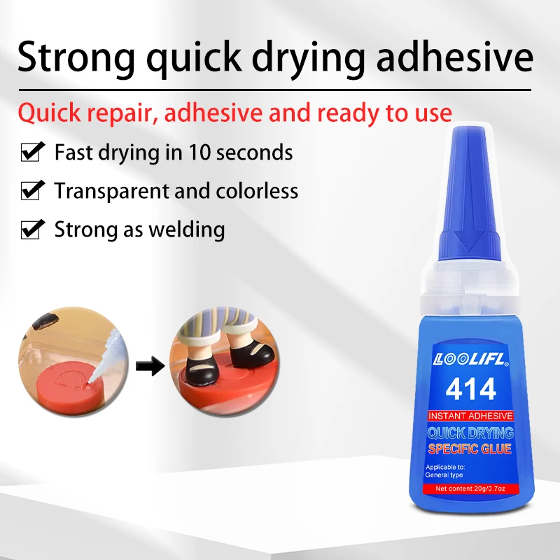 LoOLIFL 414 Super Glue 20-25ml for Repairs 3 LoOLIFL 414 Super Glue 20-25ml for Repairs - Image 3