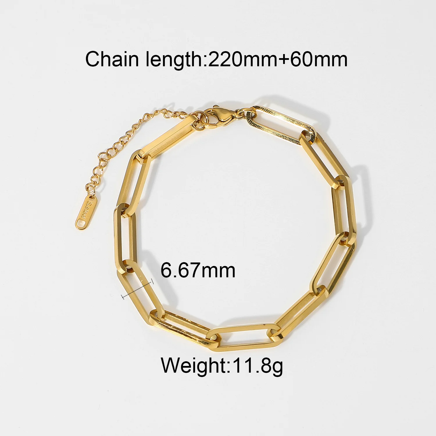 Corella Stainless Steel Layered Bracelet 7 Corella Stainless Steel Layered Bracelet - Image 7