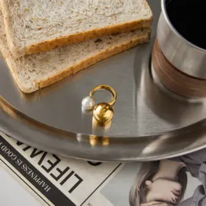 Open Women's Stainless Steel Gold Ring Set 11 Aede4b9a3190b4d62a3f9e58e7fa45913T