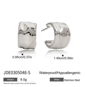 Modern Stainless Steel Gold Earrings JDE0305032 16 Af4b49d92b0c444d7bf6fcb956ffb60b1z