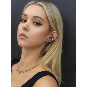 Bold Gold Stainless Steel Geometric Earrings 12 Af83eec6a17c44f79b27623146a7ccfc5T