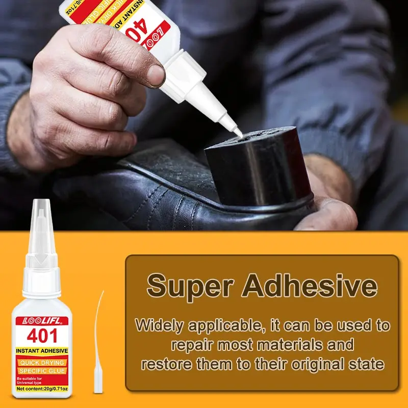 LOOLIFL 401 Super Glu 20ml Waterproof Bond 3 LOOLIFL 401 Super Glu 20ml Waterproof Bond - Image 3