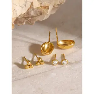 Stainless Steel Oval Earrings Set 7 Afc1cac4be1344822a59ebad0f407069ad