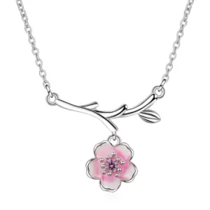Cherry Blossom Necklace in Sterling Silver 8 H0056728799c6488d8fe0a5fe097855631