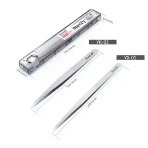 Premium Stainless Steel Precision Tweezers 12 H018a55d7c7c94f268c3cccfe5a0c9665G