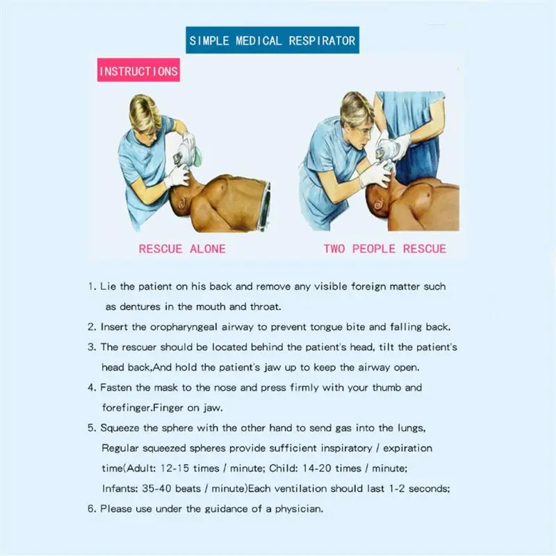 Manual Resuscitator Kit for Emergencies 6 Manual Resuscitator Kit for Emergencies - Image 6