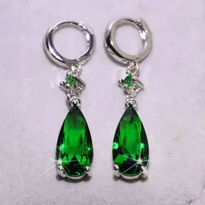 Vintage Silver Zircon Earrings ED0338 9 H04de7499e3f644188ccf125103347537y