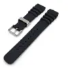 Silicone Diver Watch Strap 22mm/24mm Black