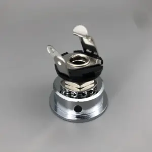 Vintage Tele Guitar Output Jack Socket in Metal 13 H075663e33a664f6795f995ce13a0c06c5