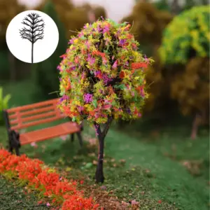 Miniature Black Tree Set for Dioramas (50 Pieces) 14 H07e82786cbf7480da0f1cef641e6cf3b7