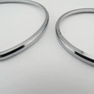Mercedes-Benz W210 W208 Chrome Gauge Ring Set 9 H0a514c057ccd4a58bcc6660723a3c5b51