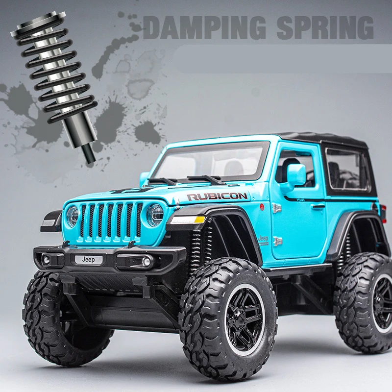 Diecast 1:20 Jeep Wrangler Rubicon Model 3 Diecast 1:20 Jeep Wrangler Rubicon Model - Image 3