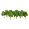 Set of 20 Miniature Deciduous Trees for N Scale Dioramas