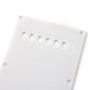 White Plastic Electric Guitar Rear Cover Plate 11 H0c90c7f2000e46e99e1a322ddce76abcX