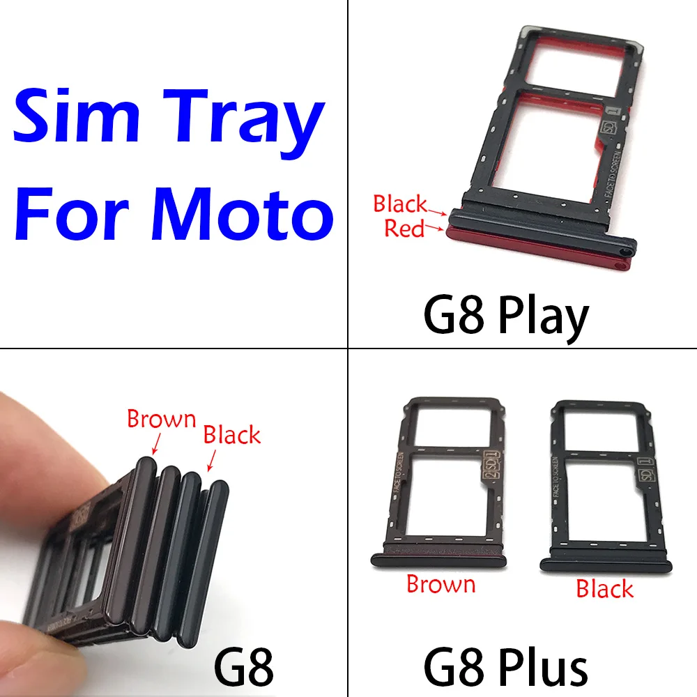 Motorola G8 Series SIM Card Tray Set 4 Motorola G8 Series SIM Card Tray Set - Image 4