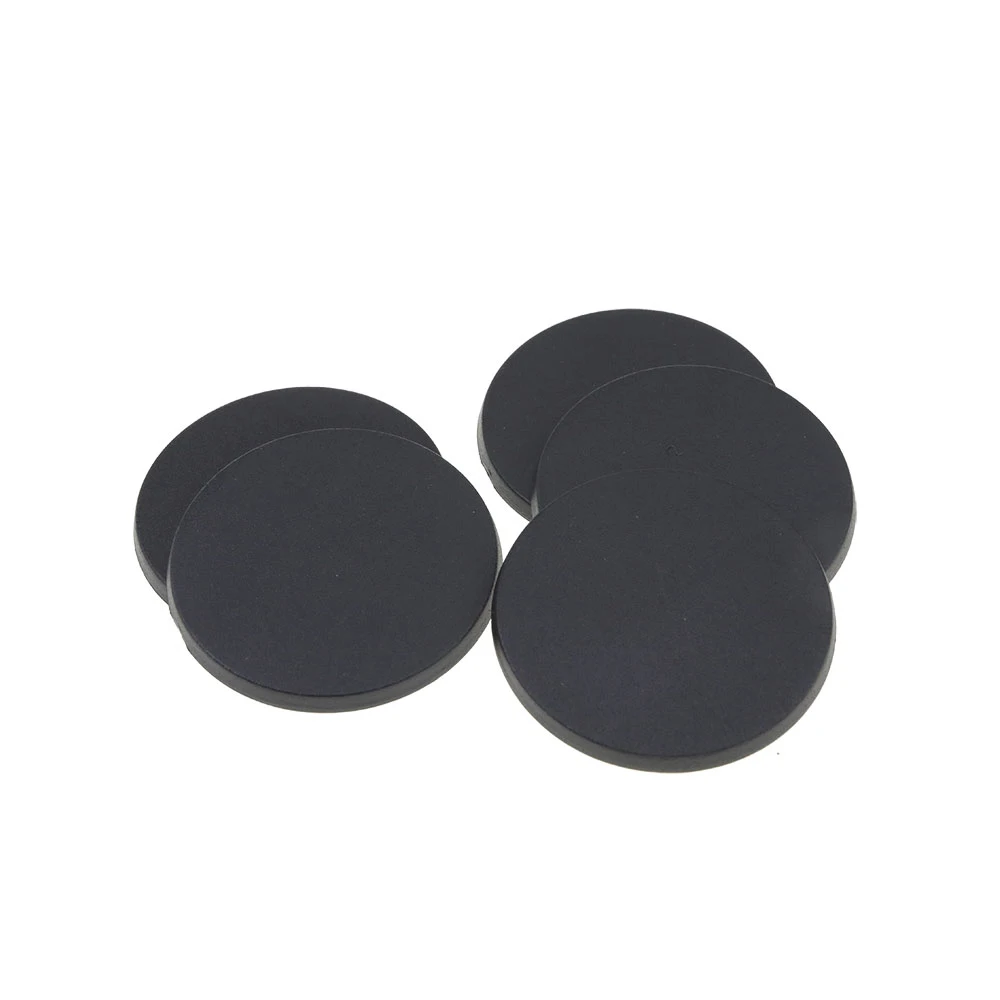 Black Round Miniature Bases Set 50mm, 60mm, 70mm 4 Black Round Miniature Bases Set 50mm, 60mm, 70mm - Image 4