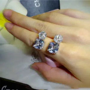 Vintage Silver-Plated Geometric Earrings for Women 6 H1183f84a12334bea9049e3f365fbf66bv