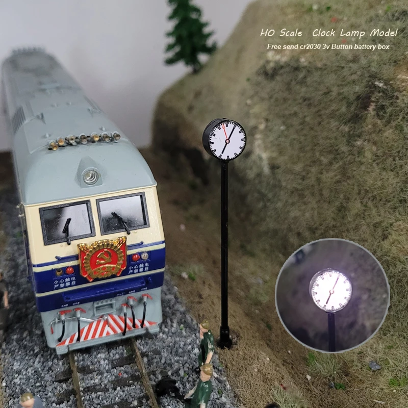Miniature HO Scale Railway Street Lamps Set 2 Miniature HO Scale Railway Street Lamps Set - Image 2