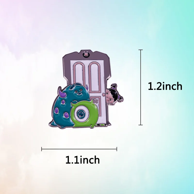 Monsters Inc Copper Badge Pendant for Fans 3 Monsters Inc Copper Badge Pendant for Fans - Image 3