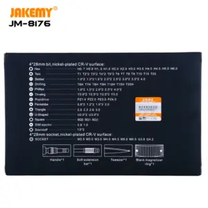 JAKEMY 106-in-1 Precision Screwdriver Set for Electronics 11 H135b3cc90206454d98cb14a0f8640158P