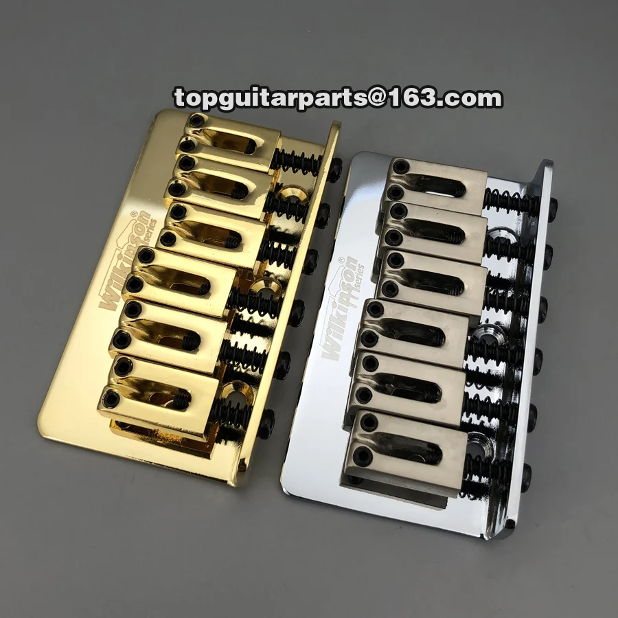 Wilkinson Hardtail Stratocaster Guitar Bridge Chrome or Gold 6 Wilkinson Hardtail Stratocaster Guitar Bridge Chrome or Gold - Image 6