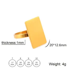 Elegant Geometric Gold-Plated Ring for Women 12 H16605ed5599f4ba09c1fd5cf37994b34C