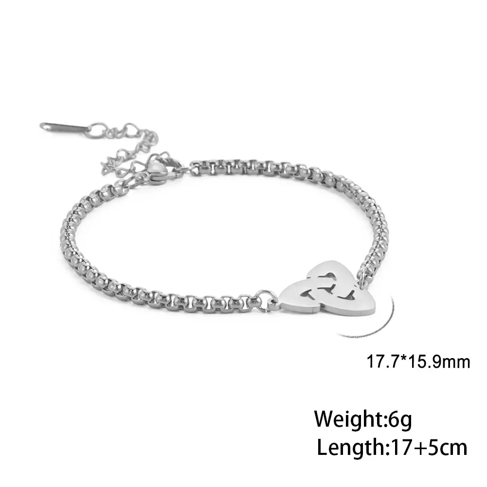 Triquetra Knot Stainless Steel Bracelet for Women 10 Triquetra Knot Stainless Steel Bracelet for Women - Image 10