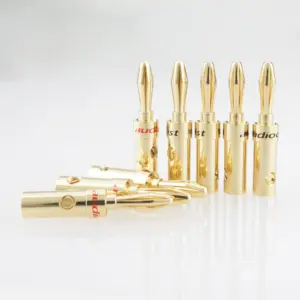 Premium 24K Gold Banana Plugs for Audio Systems 9 H17278492a4f8416ab9cc792f4211f3acV