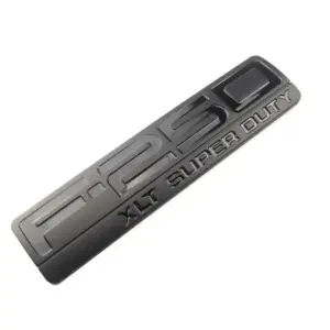 F-250 XLT Super Duty Badge in Chrome and Black 10 H17d3e235b1b4486f99082c8be24ee5beb