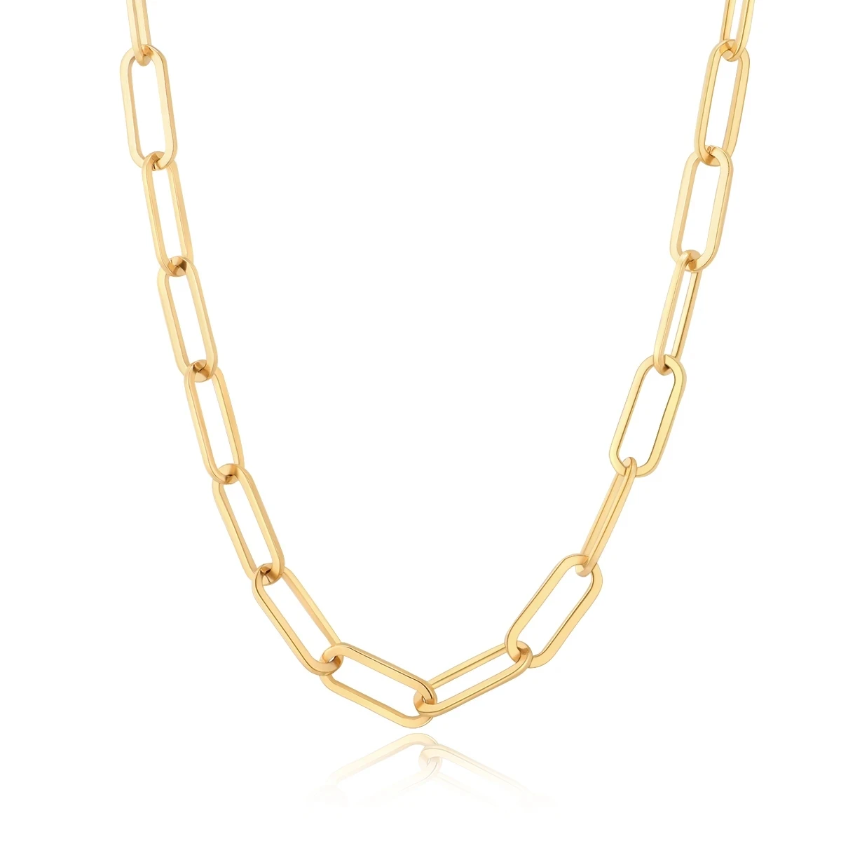 Stainless Steel Paperclip Necklace 6 Stainless Steel Paperclip Necklace - Image 6