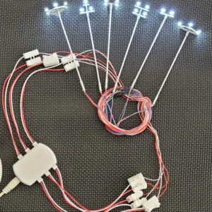 HO Scale Miniature Street Light Set (2, 3, or 4 Pieces) 11 H1b94cd24689043968950d71825533d69e