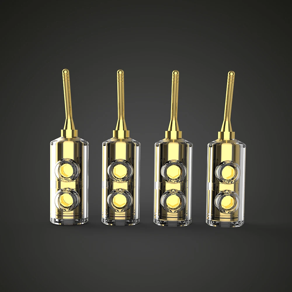 24K Gold-Plated Banana Connectors Set for Audio 6 24K Gold-Plated Banana Connectors Set for Audio - Image 6
