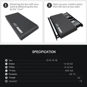 Precision Magnetic Screwdriver Set for Electronics 11 H1dc15d1144fc4c50a2ac558e388f1e5aK