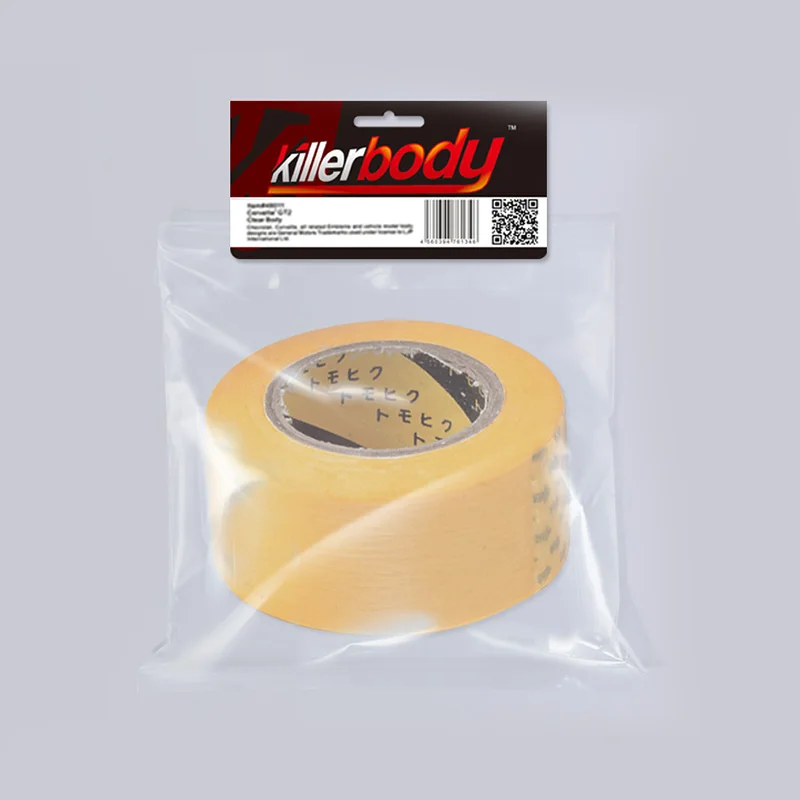 Bright Yellow RC Car Overspray Masking Film 2 Bright Yellow RC Car Overspray Masking Film - Image 2