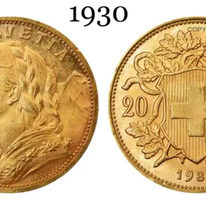 Swiss 1930 Brass Replica Coin 30mm 12g 6 H207fdbaabc7b463b949023083006a1c9E