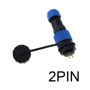 Waterproof IP68 Power Connector Set with Gold Pins 16 H215b1de1fee94e5488746fc909044462E